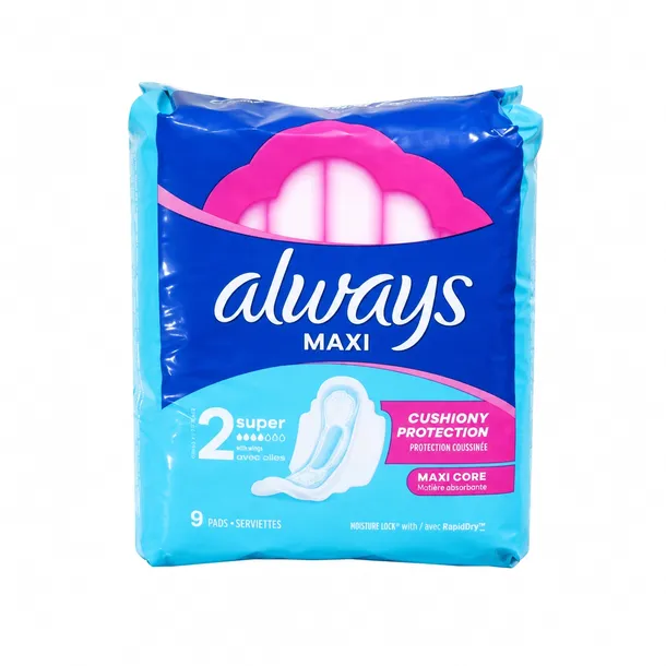 always-maxi-2-super-podpaski-9-szt