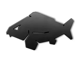 naklejka-3d-delphin-carp-czarny