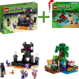 lego-minecraft-21242-arena-endu-lego-minecraft-21240-mokradla-zestaw-2w1
