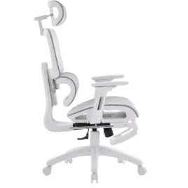 fotel-ergonomiczny-biurowy-szaro-bialy-podnozek-regulacja-3d-wsparcie