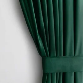 ameliahome-zaslona-velvet-styl-klasyczny-na-tasmie-140x270-butelkowa-zielen