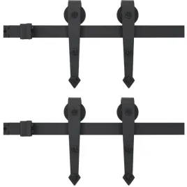 system-do-drzwi-przesuwnych-zestaw-4-prowadnic-183cm-czarny