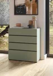 komoda-cross-szerokosc-80-cm-zielony-czarny-4-szuflady-helvetia-meble-24g