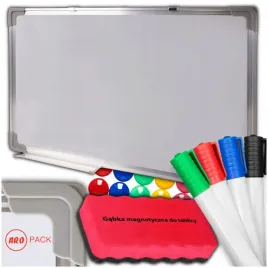 tablica-magnetyczna-suchoscieralna-40x60-60-x-40-cm-metalowa-rama-zestaw