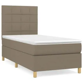 lozko-kontynentalne-z-materacem-taupe-tkanina-90x190-cm