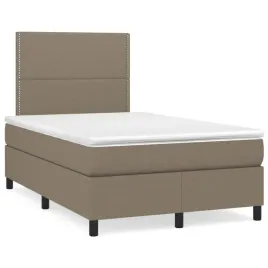 lozko-kontynentalne-z-materacem-taupe-tkanina-120x200-cm