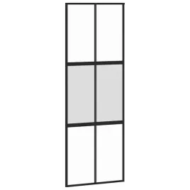 drzwi-przesuwne-czarne-76x205-cm-szklo-hartowane-aluminium