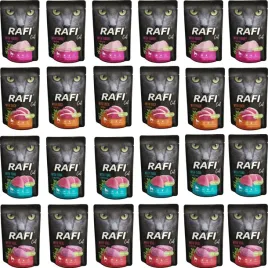 rafi-100g-kot-mix-24sztuk-6-kaczka-6-ciele-6-indyk-6-tunczyk