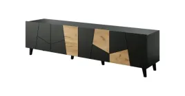 szafka-rtv-etna-200x42x52-czarny-mat-dab-craft
