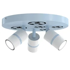 lampa-scienna-zyrandol-plafon-pilka-nozna-niebieski-tuby-spot-chlopak-led