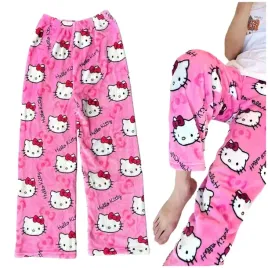 cieple-wygodne-flanela-spodnie-pizama-damska-hello-kitty-prezent-m