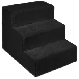 schodki-dla-psa-3-stopnie-tapicerowane-czarne-podest-dla-psa-do-kanapy