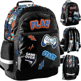 gamer-plecak-szkolny-do-podstawowki-gra-gry-do-1-klasy-gaming-chlopiecy