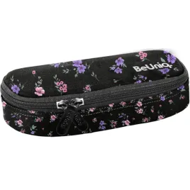 kwiaty-piornik-czarny-etui-szkolny-usztywniany-mlodziezowy-drobne-kwiatki