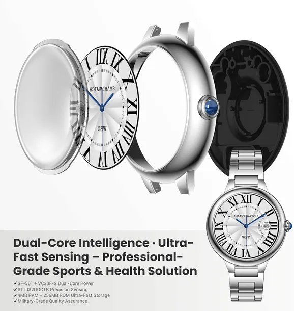 zegarek-damski-smartwatch-material-paska-inny-metal