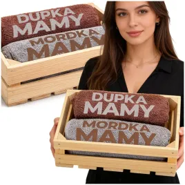zestaw-dwa-reczniki-prezent-upominek-na-dzien-matki-mordka-dupka-dla-mamy