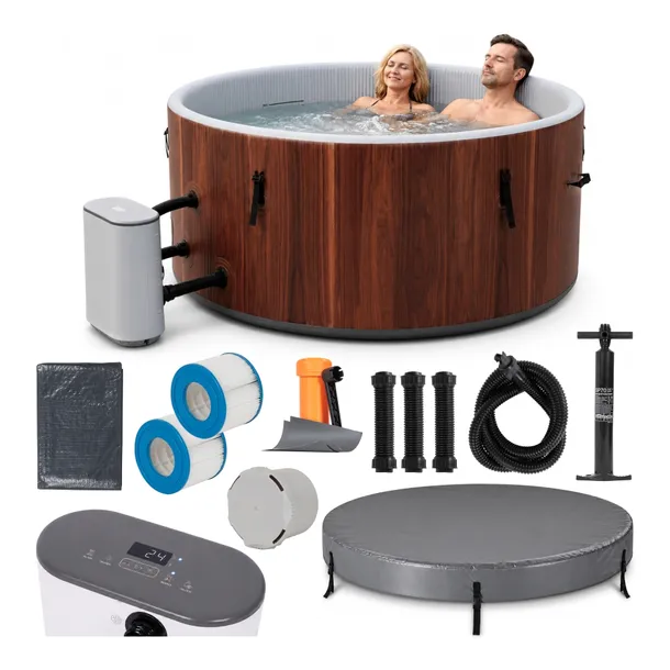 Ogrodowe SPA domowe basen hydromasaż ogrzewanie Korsyka 4 os. 152cm
