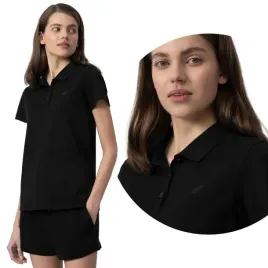 koszulka-damska-4f-polo-t-shirt-polowka-bawelniana-oddychajaca-ss24f132