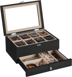 etui-na-zegarki-bizuterie-szkatulka-organizer-drewniany-czarny-szuflada-x8