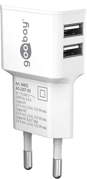 podwojna-ladowarka-usb-12w-biala-producent-goobay-stan-nowy-marka-goobay