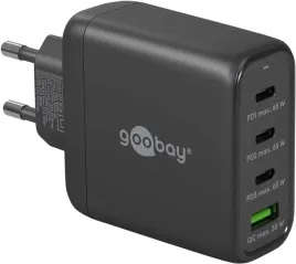 goobay-68w-wieloportowa-ladowarka-usb-c-pd-2xc-2xa-czarna