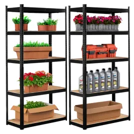 2x-regal-magazynowy-garazowy-solidny-metalowy-5-polek-do-875kg-180x90x40