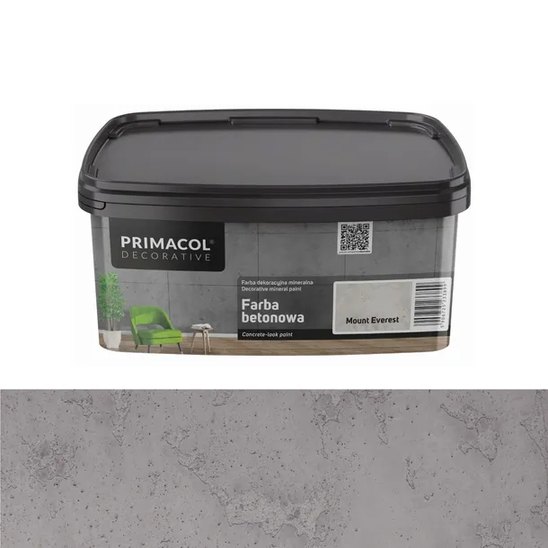 PRIMACOL Farba Betonowa, efekt betonu, 8kg MOUNT EVEREST