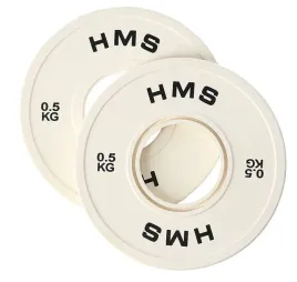 talerze-obciazenia-na-gryf-olimpijski-sztange-gumowane-zestaw-2x05-kg-hms