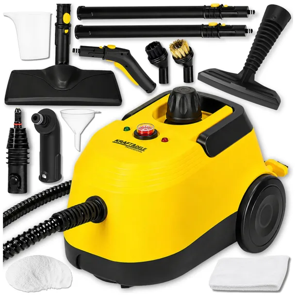 MYJKA PAROWA MOP PAROWNICA RĘCZNA DO SAMOCHODU OKIEN FUG TAPICERKI 2100W