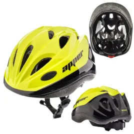 kask-rowerowy-regulowany-dzieciecy-zolty-otwory-wentylacyjne-ochronny-apper