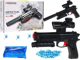 pistolet-karabin-na-kulki-zelowe-m92-automat-z-tlumikiem