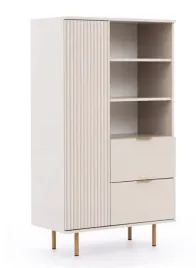 regal-ryflowany-1d2sz-80-cm-bezowy-numi-gb-2-kolory