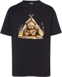 koszulka-t-shirt-slodki-misiek-w-namiocie-prezent-rozm-122-128-5-6-lat