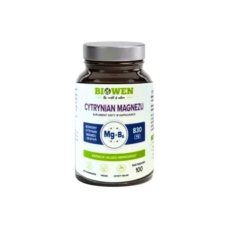 BIOWEN CYTRYNIAN MAGNEZU 100 kapsułek