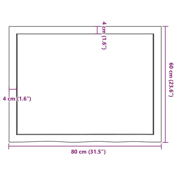 polka-scienna-debowa-80x60-cm-brazowa-stan-nowy