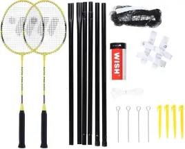 wish-zestaw-2-rakiet-siatka-lotki-do-gry-w-badmintona