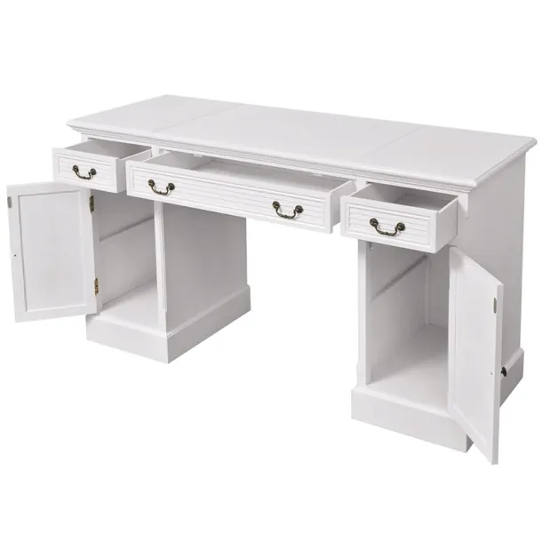 biurko-elegance-140x48x80cm-biale-stan-nowy