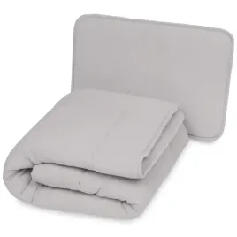 kolderka-i-poduszka-muslinowa-135x100-40x60-cm-jasna-szara-baby-matex