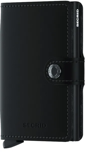 PORTFEL SECRID RFID MINIWALLET MATTE BLACK- BLACK