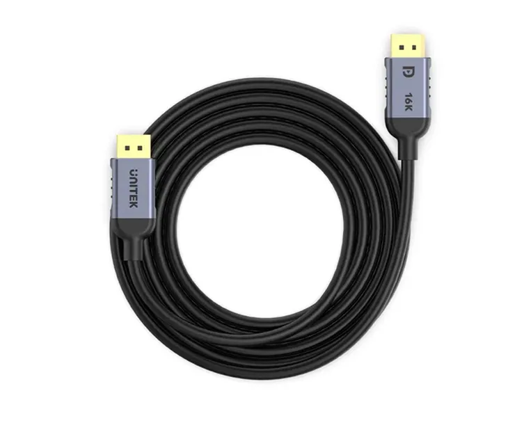 unitek-przewod-displayport-2-1-8k-120hz-1m-czarno-szary-certyfikat-ce