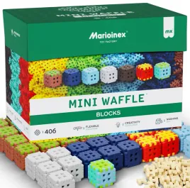 klocki-marioinex-mini-waffle-green-blocks-406-el