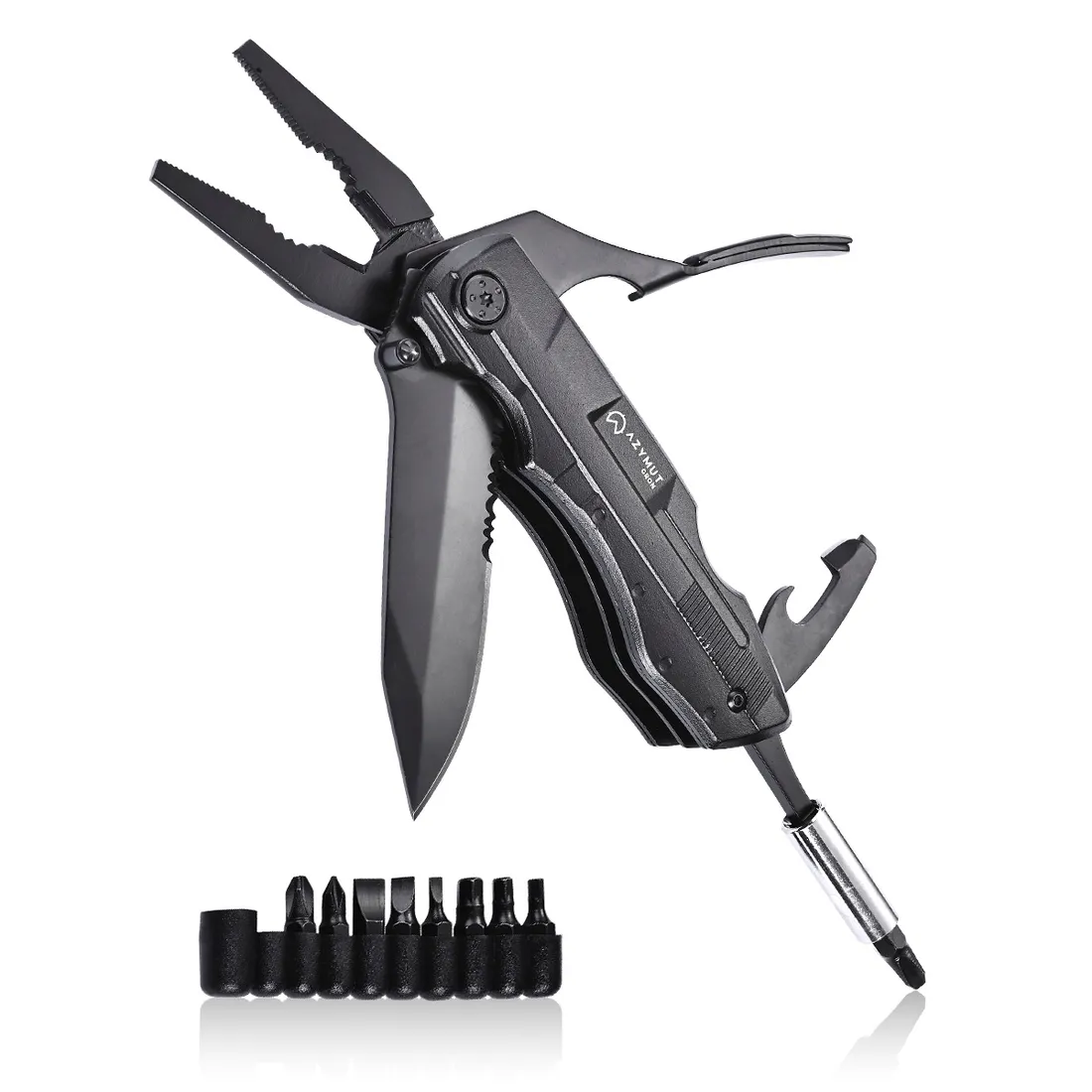 multitool-azymut-gron-11-narzedzi-9-bitow-kabura