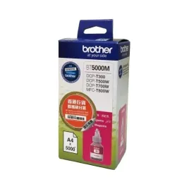 tusz-brother-bt5000m-5000-str-a4-do-drukarek-z-serii-dcp-mfc-48ml-purpurowy
