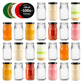 100x-sloiczki-na-przyprawy-dzem-miod-powidlo-190-ml-z-zakretkami-gratis