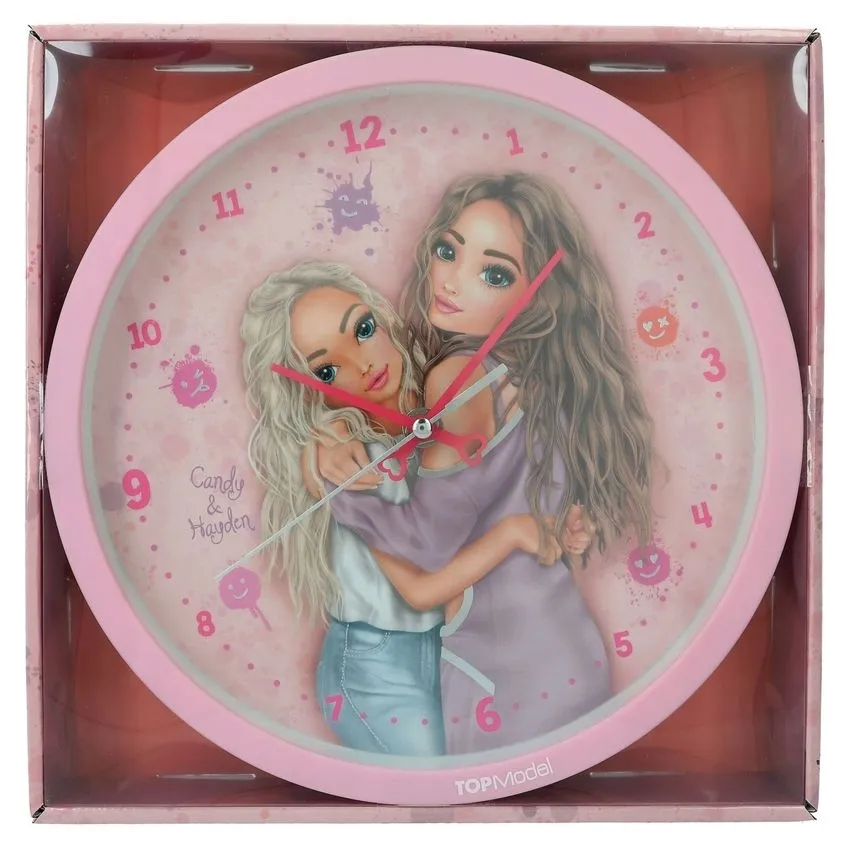 top-model-12432-zegar-scienny-happy-together-kolor-wielokolorowy