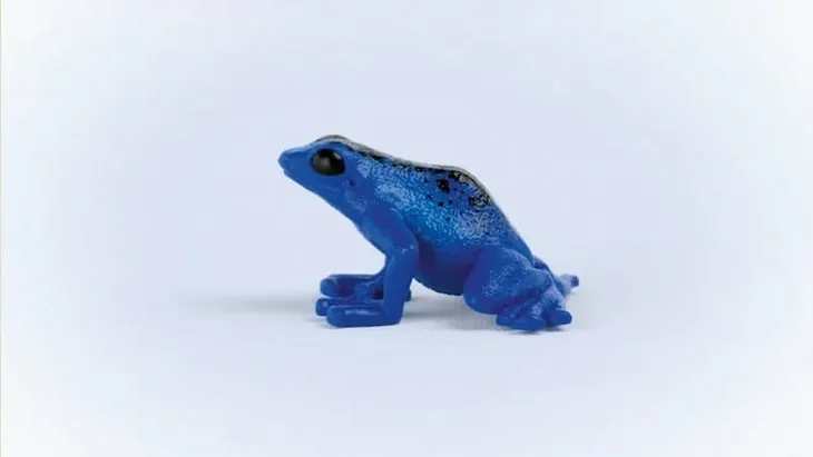 schleich-14864-zaba-niebieska-typ-figurka