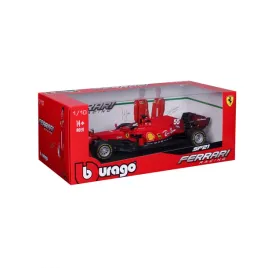 bolid-f1-ferrari-sf21-sainz-1-18-bburago-16809