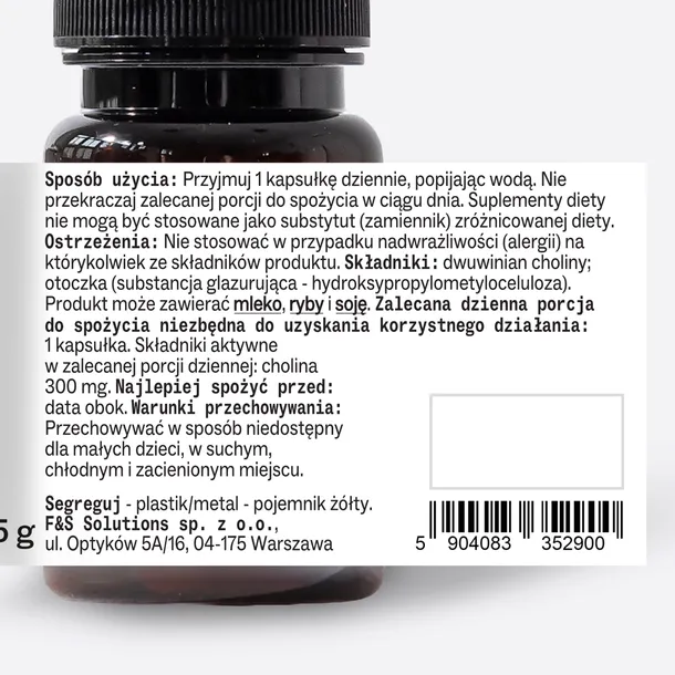 sundose-cholina-60-kapsulek-stan-nowy-postac-kapsulki