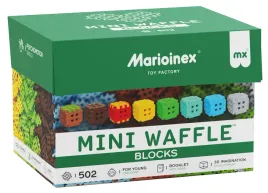 klocki-marioinex-mini-waffle-green-blocks-502-el