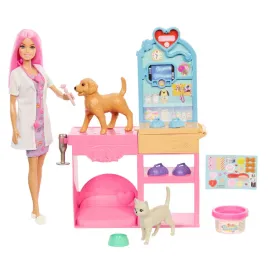 mattel-barbie-lalka-weterynarz-zestaw-do-zabawy-z-wyposazeniem-jfx93